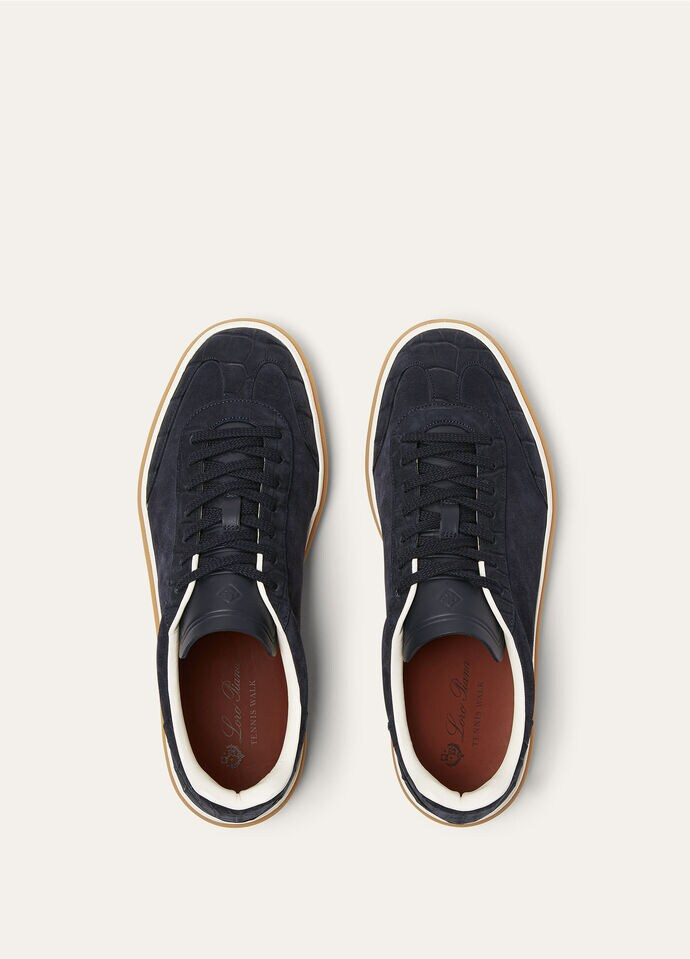 Men's Loro Piana Tennis Walk Blue Navy Sneakers