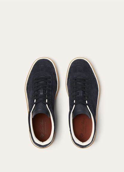 Men's Loro Piana Tennis Walk Blue Navy Sneakers