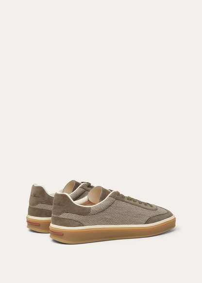 Men's Loro Piana Tennis Walk Wheat Stitch Sneakers