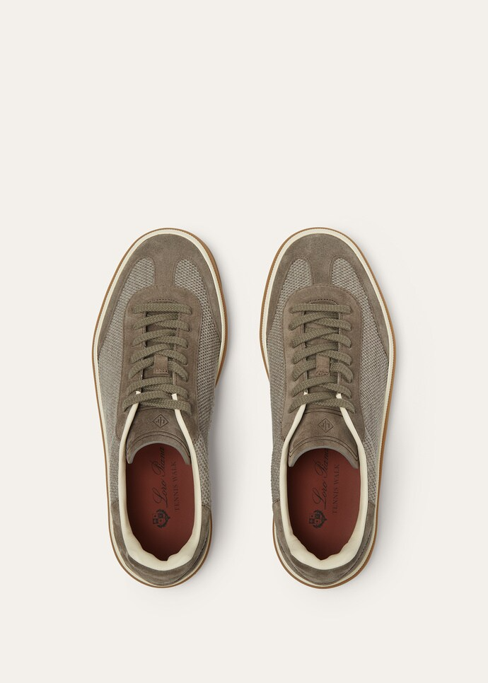 Men's Loro Piana Tennis Walk Wheat Stitch Sneakers