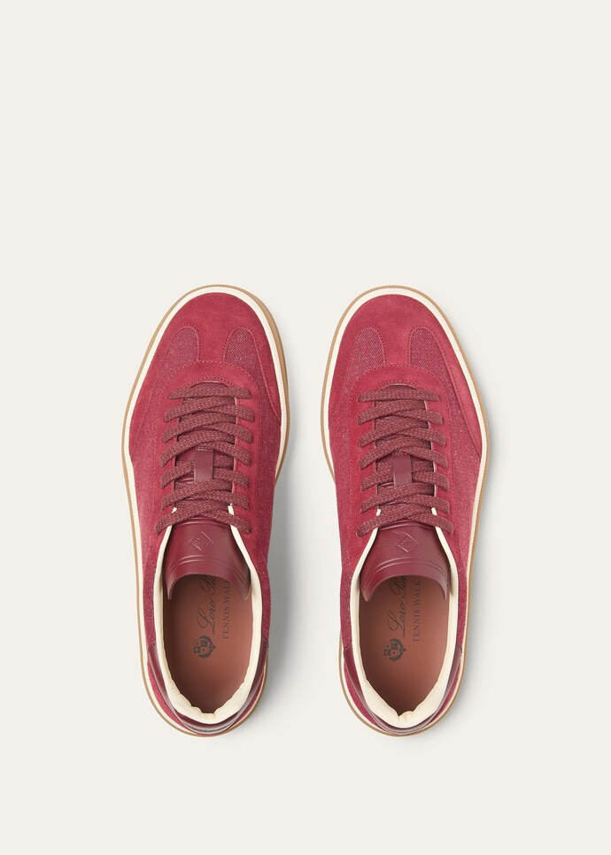 Men's Loro Piana Tennis Walk Fire Sneakers