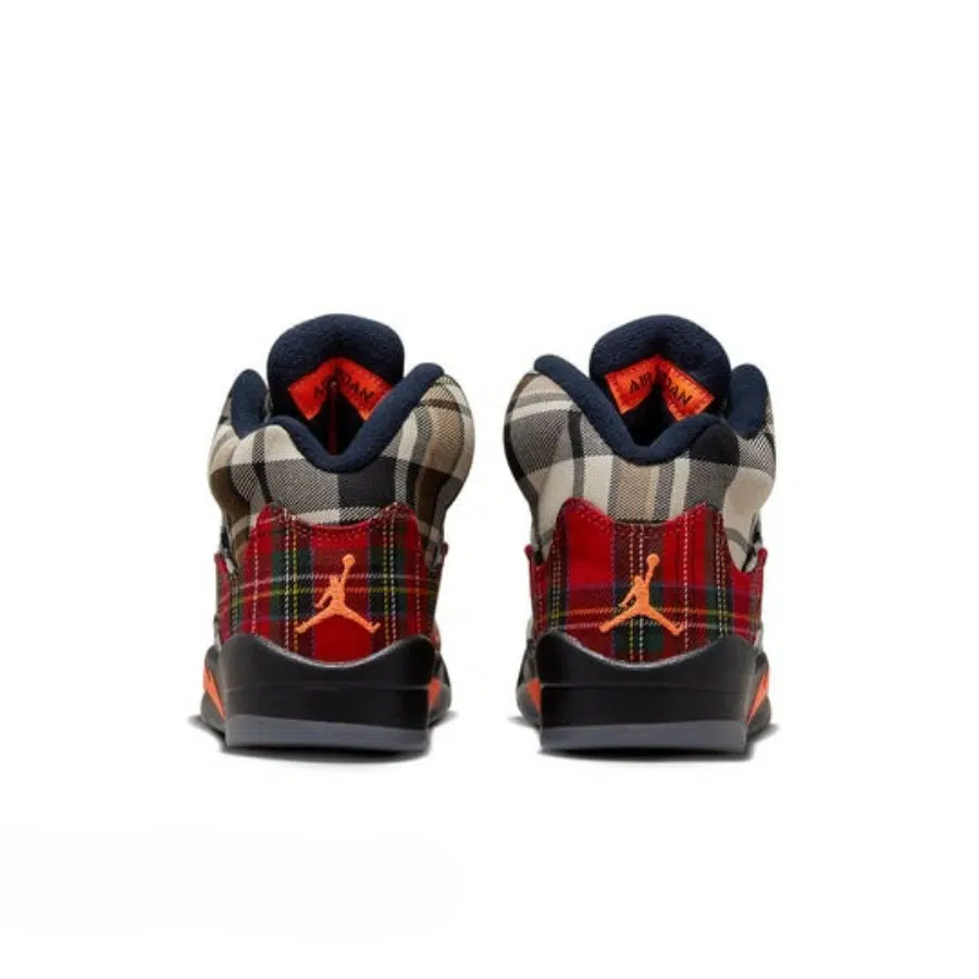 Men's Nike Air Jordan 5 Retro Plaid Shoes