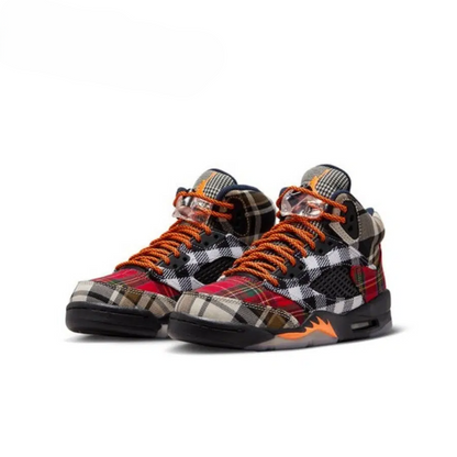 Men's Nike Air Jordan 5 Retro Plaid Shoes