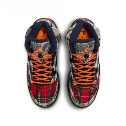 Men's Nike Air Jordan 5 Retro Plaid Shoes