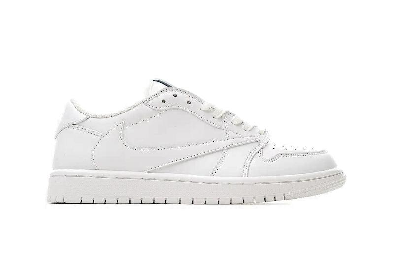 Men's Travis Scott x Air Jordan 1 Retro Low ‘ White Party' Shoes