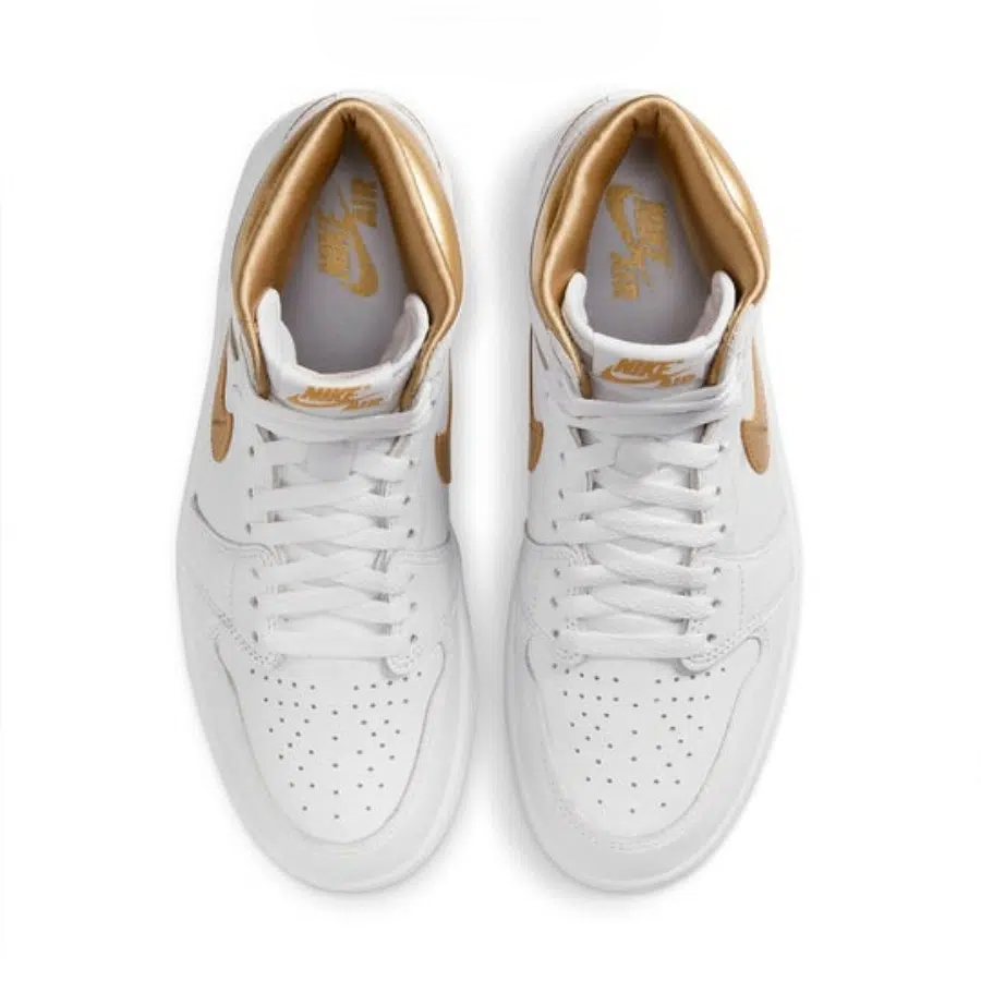 Men's Air Jordan 1 High 'Metallic Gold’ Shoes