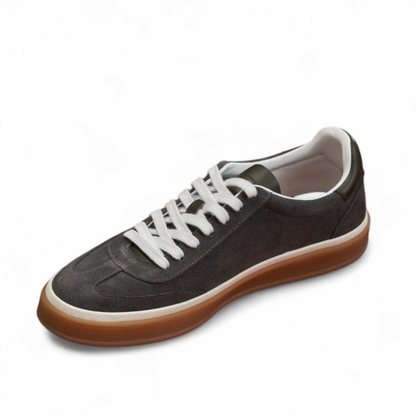 Men's Loro Piana Tennis Walk Gray Brown  Sneakers