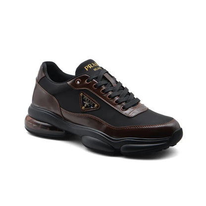 Men's Prada Milano Premium Quality Italian Brown Sneakers