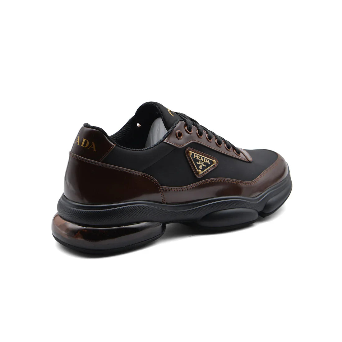 Men's Prada Milano Premium Quality Italian Brown Sneakers