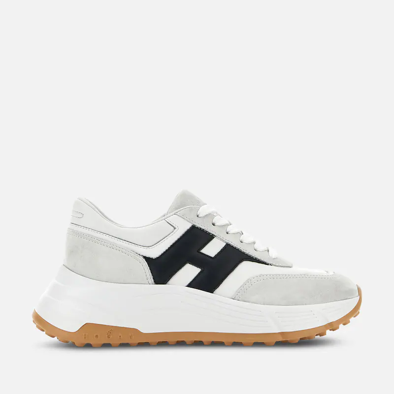 Men's Hogan Hi-Fi Grey Black Sneakers