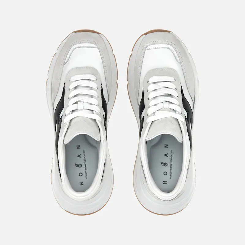 Men's Hogan Hi-Fi Grey Black Sneakers
