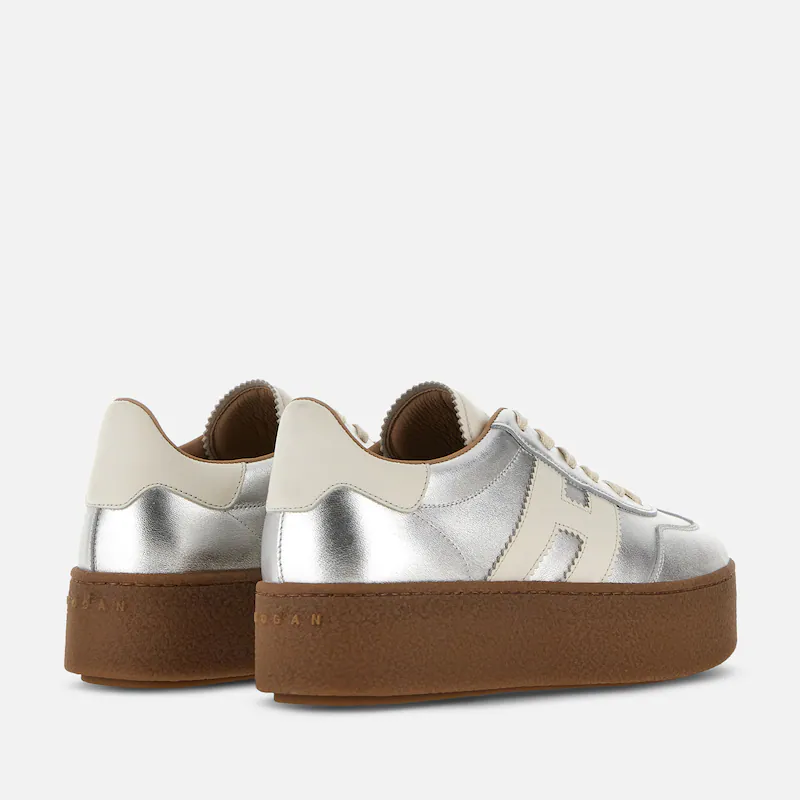 Men's Hogan Silver Sneakers