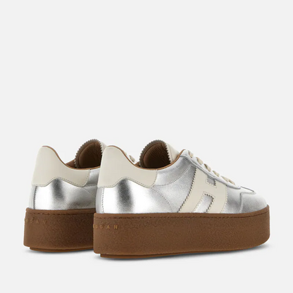 Men's Hogan Silver Sneakers