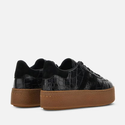 Men's Hogan Cool Suede Platform Black Sneakers