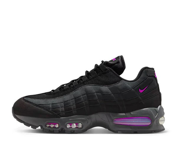 Men's Nike Air Max 95 Black Vivid Purple Shoes