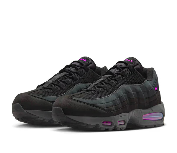 Men's Nike Air Max 95 Black Vivid Purple Shoes