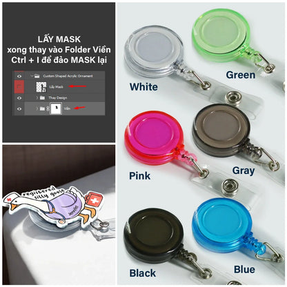Registered Silly Goose Nurse - Personalized Badge Reel