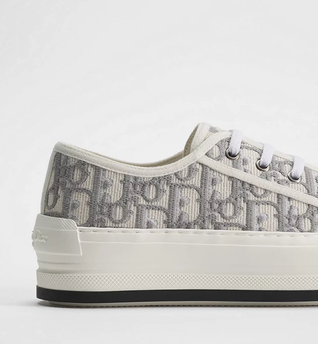 Men's Dior Walk’n’Dior Platform Stone Gray Sneakers