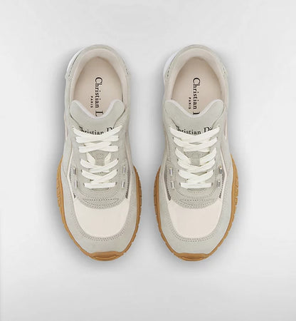 Men's Dior Tech White Suede Sneakers
