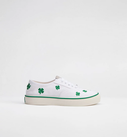 Men's Dior Saltwind Green Dior Clover Motif Sneakers