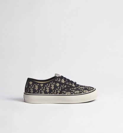 Men's Dior Saltwind Beige and Blue Sneakers