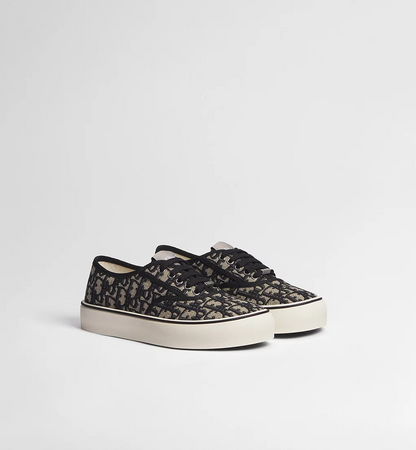Men's Dior Saltwind Beige and Blue Sneakers