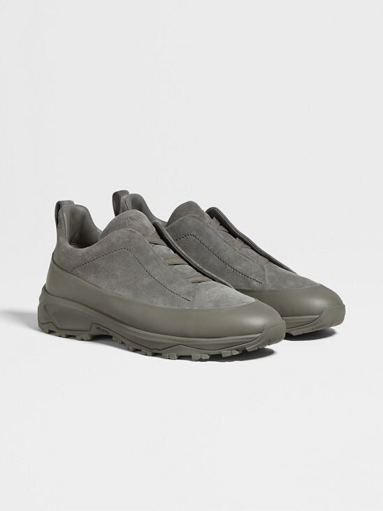 Men's Zegna Triple Stitch™ Monte Grey Sneakers