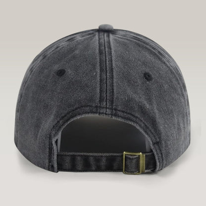 Custom Photo Dog Cat - Dog Mom Cat Mom Washed Denim Baseball Cap