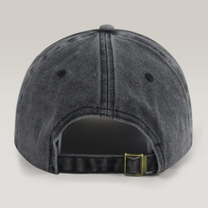 Custom Photo And Name Dog Washed Denim Baseball Cap For Dog Pet Lover