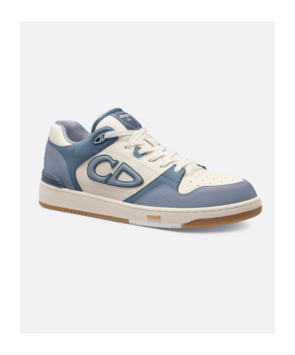 Men's Dior B57 Low-Top Blue and Cream Sneakers