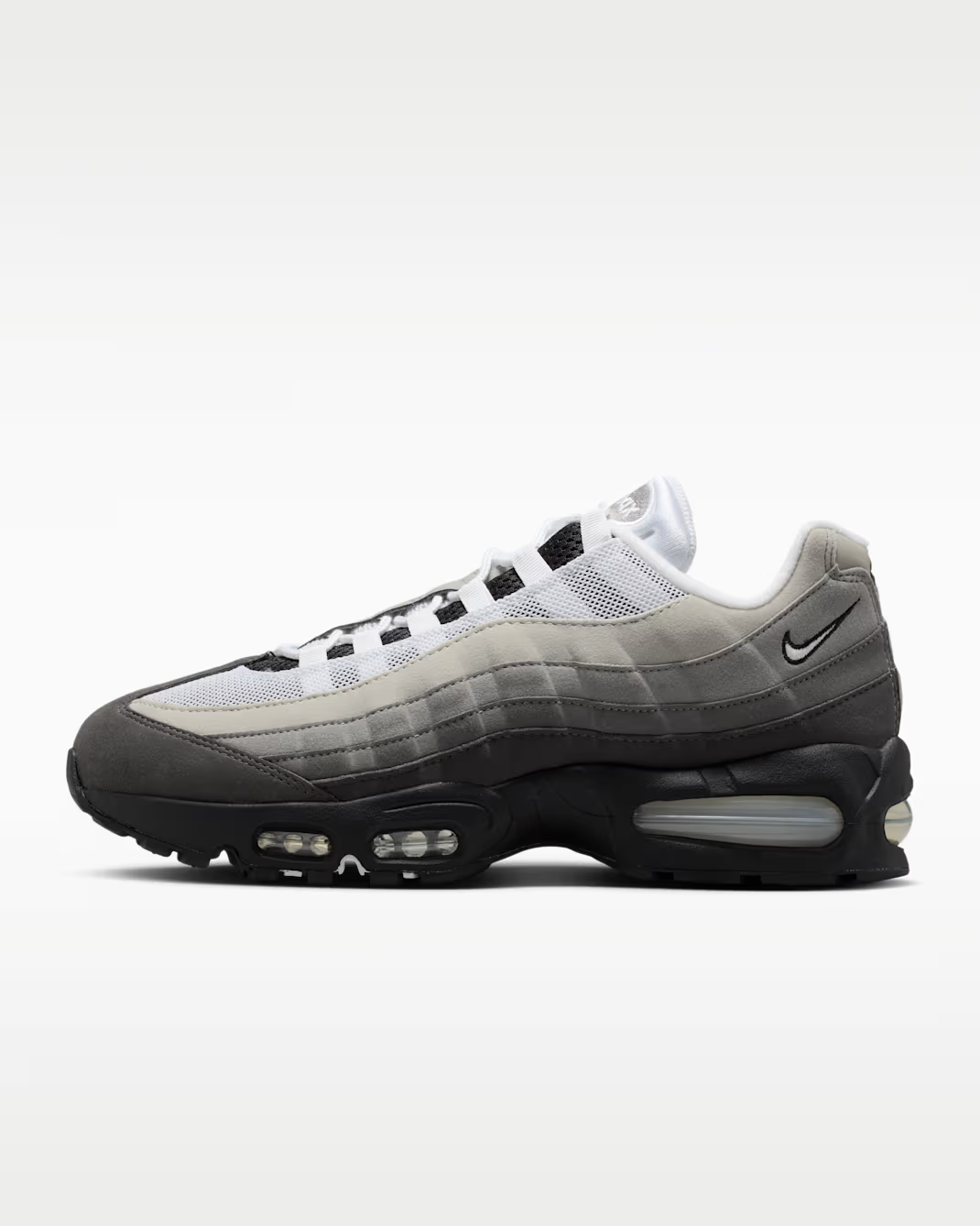 Men's Nike Air Max 95 Black Medium Ash Shoes
