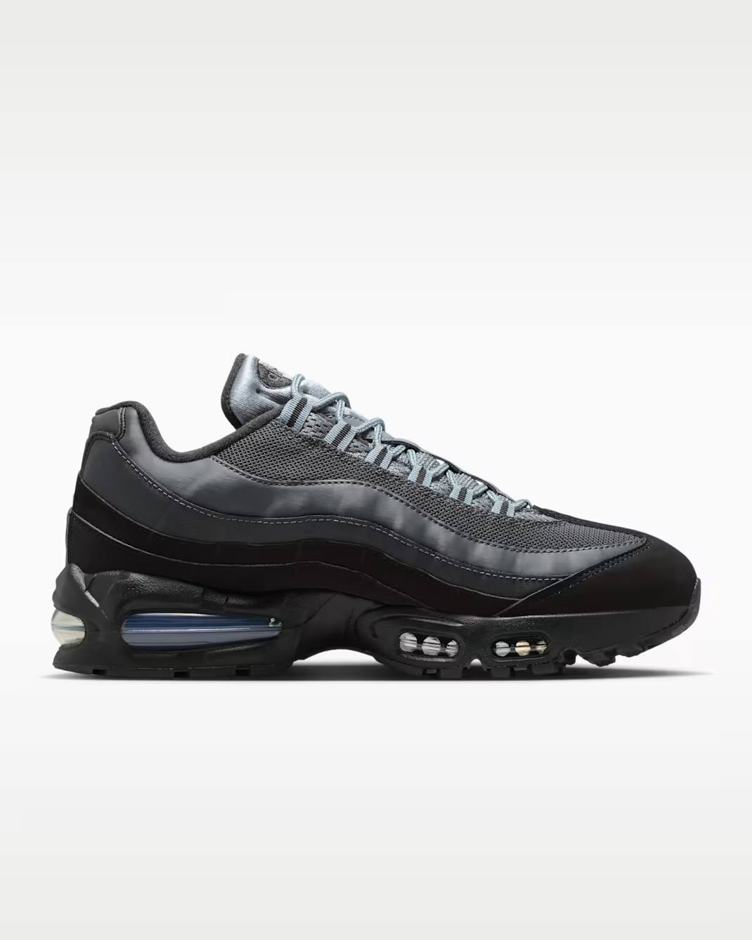 Men's Nike Air Max 95 Black Lime Blast Shoes