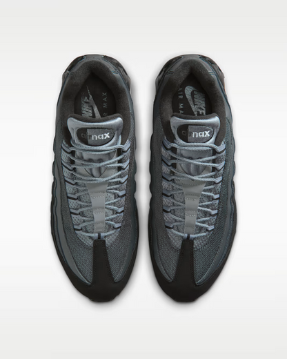 Men's Nike Air Max 95 Black Lime Blast Shoes