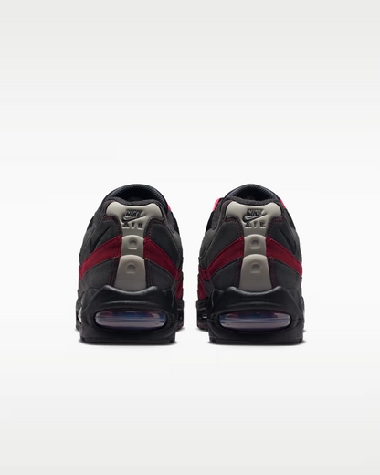Men's Nike Air Max 95 Black Team Crimson Shoes