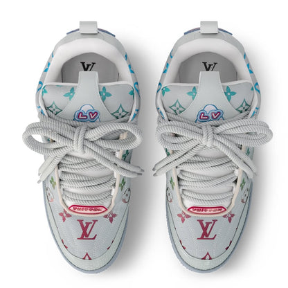 Men's Louis Vuitton Trainer Monogram Iridescent  Sneakers