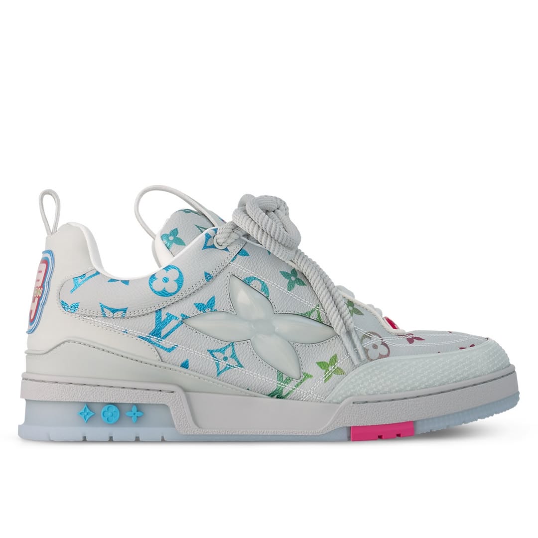 Men's Louis Vuitton Trainer Monogram Iridescent  Sneakers