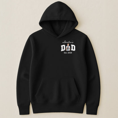 New Dad, Mom, 1st Parents - Custom Name & Photo Faceless Art - Personalized Shirt