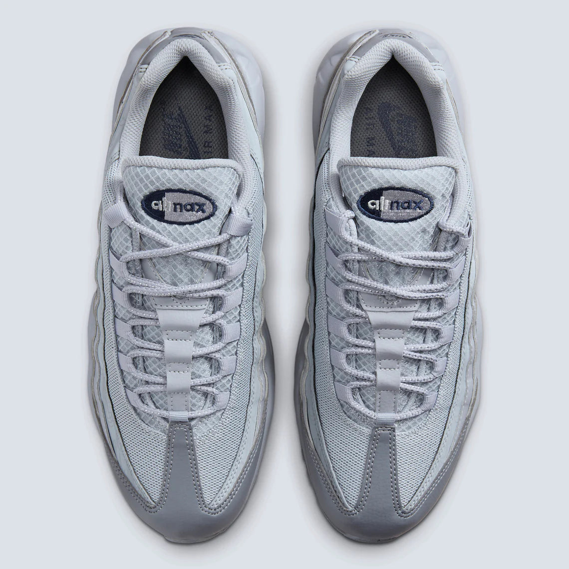 Men's Nike Air Max 95 Grey Midnight Navy Shoes