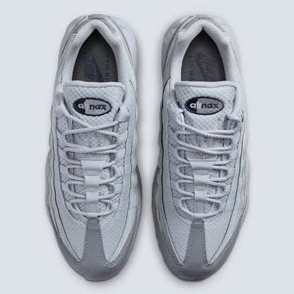 Men's Nike Air Max 95 Grey Midnight Navy Shoes
