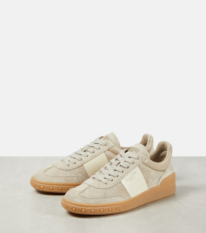 Men's Valentino Garavani Upvillage Low-Top Beige Sneakers