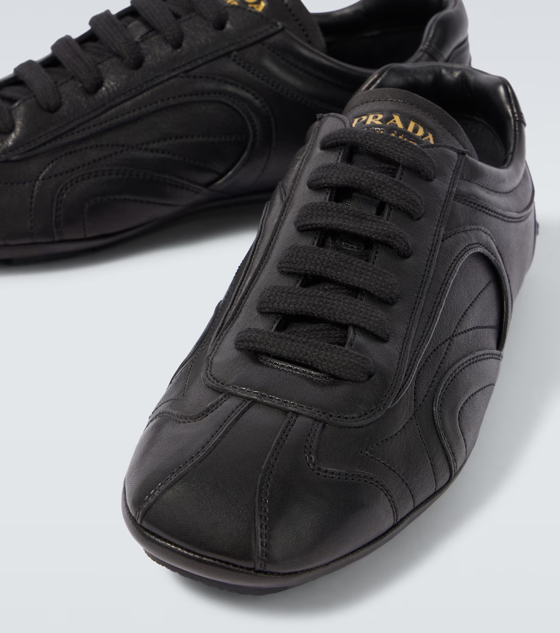 Men's Prada Montecarlo Re-Edition 2005 Leather Black Sneakers
