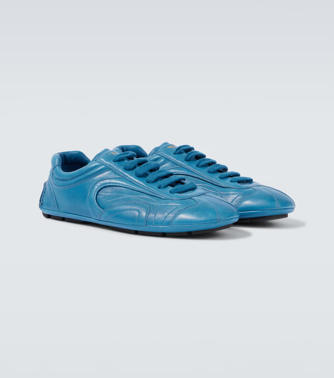 Men's Prada Montecarlo Re-Edition 2005 Leather Blue Sneakers