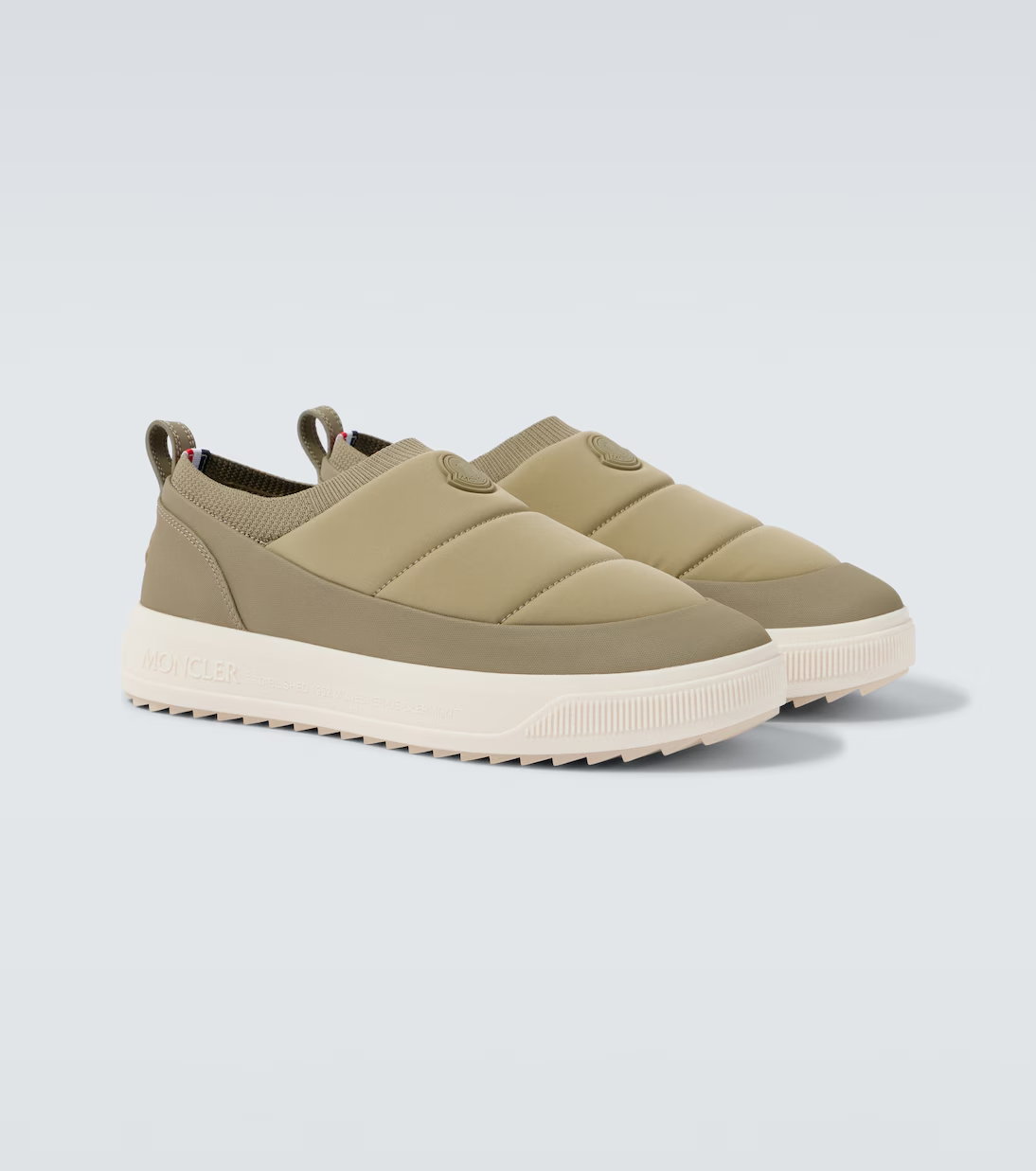Men's Moncler Altive Slip-On Green Trainers