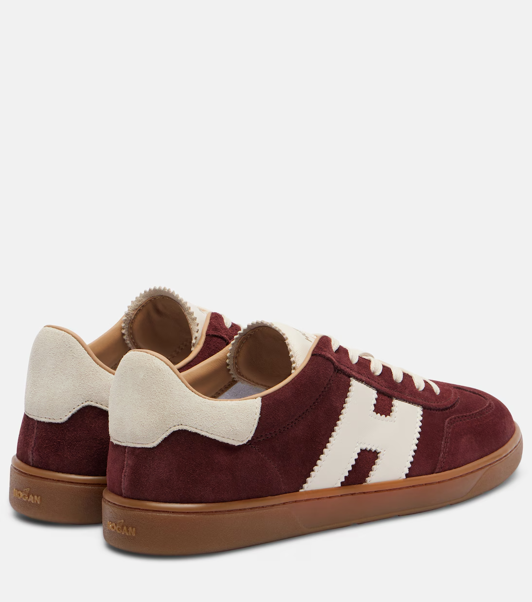 Men's Hogan Burgundy Sneakers