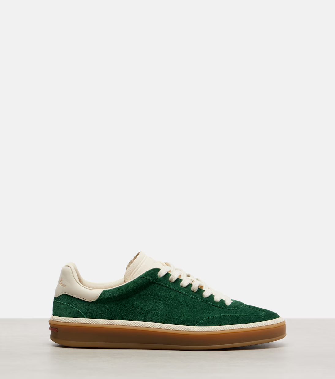 Men's Loro Piana Tennis Walk  Green Sneakers