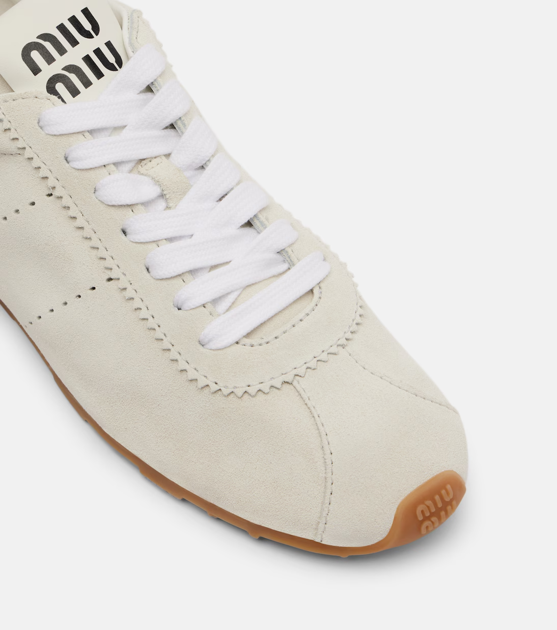 Men's Miu Miu Low Top White Sneaker