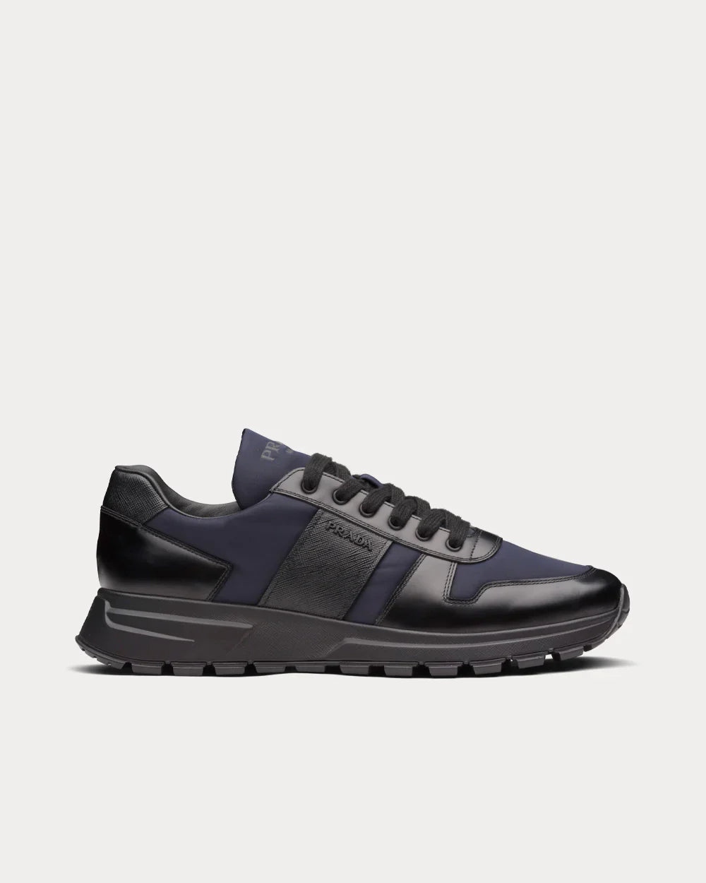 Men's Prada Prax 01 Re-Nylon 'Black  Blue' Sneakers