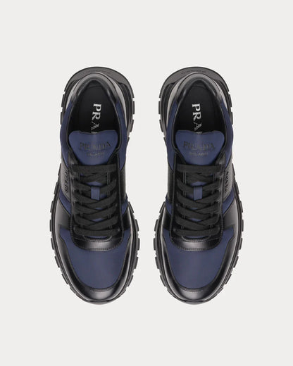Men's Prada Prax 01 Re-Nylon 'Black  Blue' Sneakers
