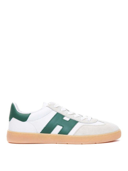 Men's Hogan White Green Sneakers