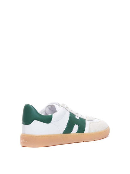 Men's Hogan White Green Sneakers
